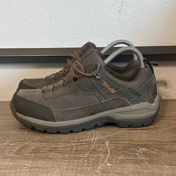 Teva Gannet WP Men’s Waterproof Athletic Outdoor Hiking Shoes Size 7 Brown - Picture 1 of 8